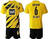 2020-21 Dortmund 6 DELANEY Home Soccer Jersey,baseball caps,new era cap wholesale,wholesale hats